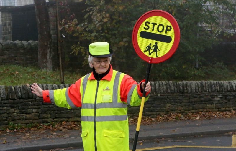 Other image for Award for 83-year-old lollipop lady